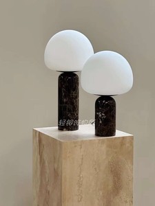Cổ xưa wabi-sabi phong cách đá cẩm thạch tự nhiên Đèn bàn biệt thự Mô hình phòng thiết kế mô hình phòng khách nghiên cứu phòng ngủ Đèn đầu giường - Product Image 3