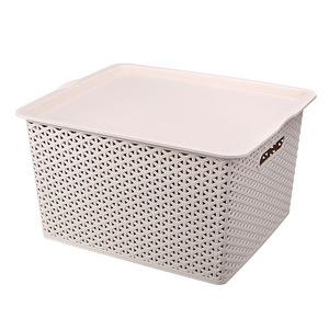<b>Storage</b> <b>Basket</b> With Lid Rectangle 9009 With Handles For <b>Toy</b> <b>Storage</b> - Product Image 5