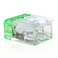 Connecteur rapide transparent en PC à 2 contacts en cuivre P04-2P, certifié ENEC, borne à ressort pour câblage de bâtiment 32A 450V