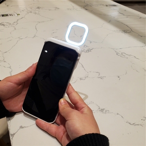 Étui de <span class=keywords><strong>téléphone</strong></span> portable avec anneau lumineux et chargement inversée pour iphone 12, 11, X, XS, XR, 6, 7, 8 Plus - Product Image 2