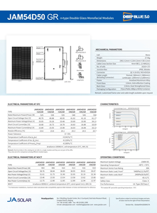 Paneles Solares Monocristalinos Bifaciales Tipo N de 550 Vatios para Techos Industriales y Comerciales de Longi, Jinko, JA, Aiko, <span class=keywords><strong>Canadian</strong></span> y Risen - Product Image 4