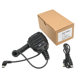 Walkie Talkie 4G POC Tipo C con Micrófono y Altavoz PTT, Resistente al Agua IP55, VHF/UHF de Largo Alcance, Compatible con Micrófono de Hombro, Radio Bidireccional - Product Image 5