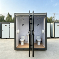 Salle de bain mobile modulaire préfabriquée de luxe moderne