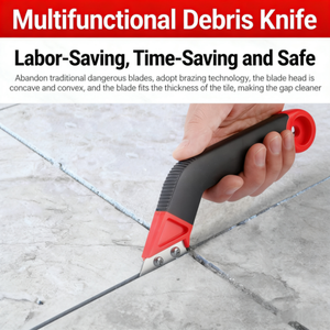 Outil de raclage de coulis Dingyue, acier inoxydable antirouille, lame tranchante, facile à utiliser, couteau à coulis pour <span class=keywords><strong>carrelage</strong></span> mural et de sol - Product Image 3