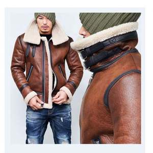 Chaqueta de Cuero de Alta Calidad 2024, Chaqueta de Motociclista Estilo <span class=keywords><strong>Vaquero</strong></span> con Cinturón - Product Image 5