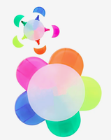 Juego de Regalo Promocional de Bolígrafos Resaltadores Multicolor con Logotipo Personalizado de Primera Calidad 2027, Venta al por Mayor