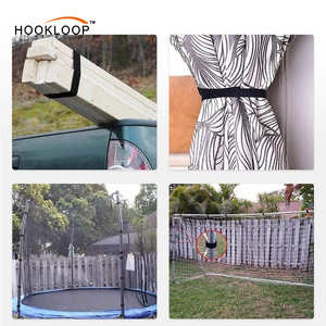 New Arrival Polyester Back To Back Hook And Loop Plant Ties Eco Cable Straps Reusable <strong>Gardening</strong> Wire Organizer Roll - Product Image 3