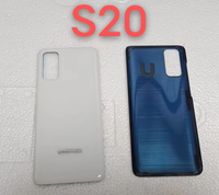 Coque arrière de téléphone portable en verre, couvercle de batterie d'origine pour Samsung Galaxy S23 S22 PLUS S23 ultra Note 20 S10 5G avec lentille de caméra en verre
