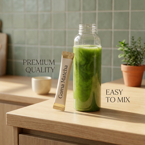 Sachets de poudre de matcha individuels, sachets de thé vert à portion unique, mélange de boisson portable pour la vente au détail, la vente en gros, les cafés et les bureaux - Product Image 1