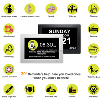 Hot Selling 8 Zoll Landschaft Porträt Uhr Display Modernes Design Fernbedienung Digitaler Kalender Tages uhr Budget-freundliches Geschenk