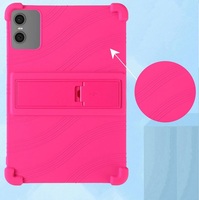 Étui de tablette en silicone souple robuste pour l'extérieur, protection intégrale avec béquille pliable pour SVITOO Tab 10 1027C1 10.1 pouces