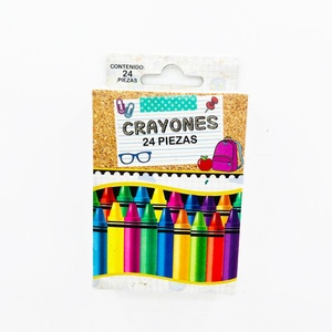 Promotional Custom Available Art Colorful Set 24 Pack Crayons for Children Kids <b>Drawing</b> - Product Image 1