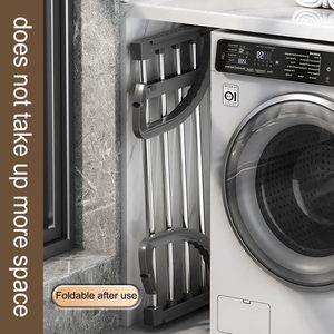 Séchoir à <span class=keywords><strong>linge</strong></span> télescopique sur fenêtre sans perçage, personnalisé en usine - <span class=keywords><strong>Barre</strong></span> de séchage réglable, gain de place pour petites maisons - Product Image 6
