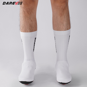 <span class=keywords><strong>Copriscarpe</strong></span> <span class=keywords><strong>da</strong></span> <span class=keywords><strong>Ciclismo</strong></span> Darevie Aero White Corti Aerodinamici per Bici MTB, <span class=keywords><strong>Copriscarpe</strong></span> Antivento OEM - Product Image 3