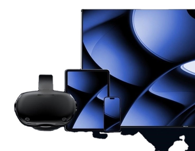 Fresnel Lenses Virtual Reality Headset ODM/OEM Project with 6dof VR Glasses Visual Pass Through