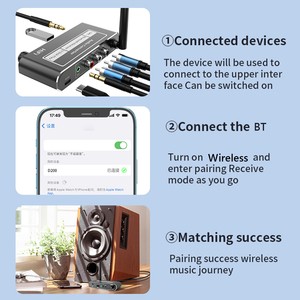 D200 âm thanh kỹ thuật số DAC <span class=keywords><strong>Bluetooth</strong></span> Receiver với 3.5 mét jack để Analog chuyển đổi USB Player <span class=keywords><strong>Adapter</strong></span> - Product Image 4