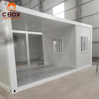Cbox Maison conteneur modulaire préfabriquée à deux étages pour dortoirs de travailleurs et camps de construction