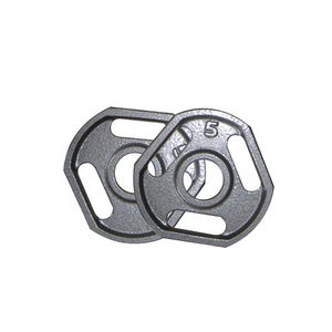 Tấm Trọng Lượng Miễn Phí OKPRO Sơn Đen Với 3 Tay Cầm Tấm Trọng Lượng Gang - Product Image 5