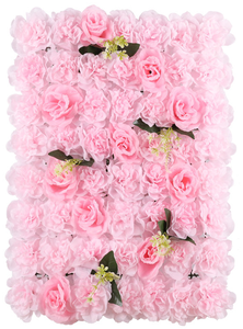 Mur de fleurs pour mariage, toile de fond de 8 pieds x 8 pieds pour la décoration de la scène de mariage, toile de fond de mur de fleurs enroulable - Product Image 6