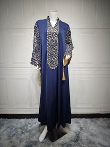 Ab438 Moyen-Orient Plus Size Vêtements pour femmes Robe Dubaï Robe Broderie Couture Gland Musulman Longue - Product Image 6