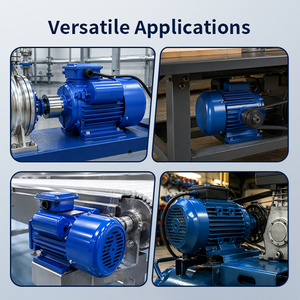 มอเตอร์ไฟฟ้ากระแสสลับแบบเฟสเดียว รุ่น YC ซีรีส์ 220V แบบคาปาซิเตอร์ สำหรับโรงงานงานไม้ - Product Image 6