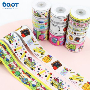 Ruban pour la rentrée scolaire, boîte cadeau DIY, emballage, cadeau pour banquet scolaire et banquet du centenaire, ruban tissé, ruban d'anniversaire - Product Image 4