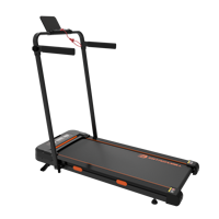 Tapis de course 2-en-1 pliable 2,5 CV avec moteur DC silencieux, écran LED et inclinaison manuelle – Équipement de gym à domicile