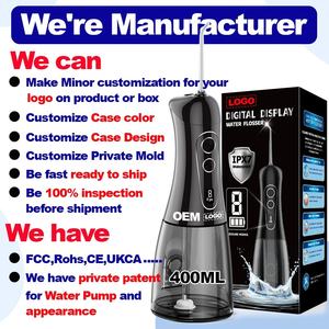 Flosser dentaire électrique portatif d'eau transfrontalier direct d'usine pour la mise à l'échelle dentaire et l'élimination des calculs - Product Image 3