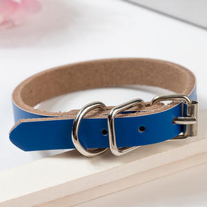 <span class=keywords><strong>Collar</strong></span> de perro de cuero de vaca pequeño y mediano <span class=keywords><strong>Collar</strong></span> de perro de toro elegante con ajuste cómodo - Product Image 2