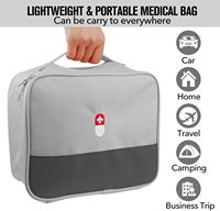 Sac de voyage imperméable en tissu Oxford, grande capacité, trousse de premiers soins, kit de survie d'urgence pour le camping et la randonnée