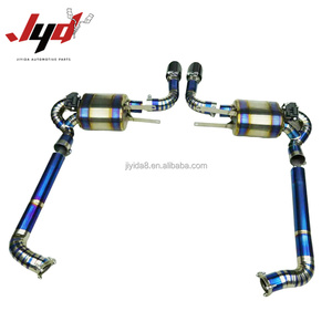 Silencieux à soupapes JYD <span class=keywords><strong>Sport</strong></span> SS304, échappement Catback pour Porsche Cayman 987.1 2.9, échappement avec tuyau de silencieux en alliage de titane - Product Image 1