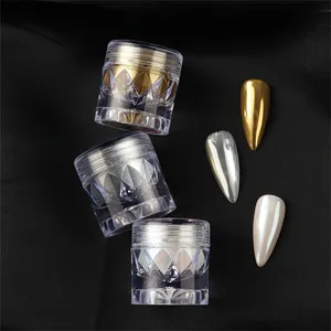 1/6 piezas de polvo mágico para uñas con efecto espejo, polvo holográfico metálico cromado, esmalte de uñas plateado y dorado, herramienta decorativa para arte de uñas, decoración DIY. - Product Image 3