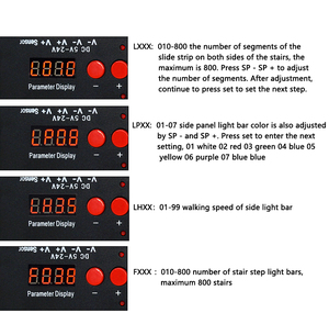 36-Step <span class=keywords><strong>Internet</strong></span> người nổi tiếng thông minh LED chiếu sáng Dimmer cơ thể con người cảm ứng bước cảm biến cầu thang điều khiển - Product Image 4