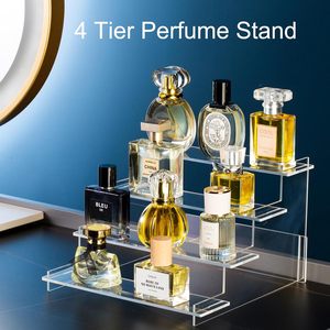 Présentoir Moderne Écologique en Acrylique à Deux, Trois ou Quatre Niveaux pour Parfums, Support à Cupcakes, Étagère Transparente - Product Image 2