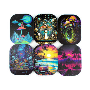 Bandeja Redonda de Papel Simple RTS de 18*14 cm para Enrollar, Bandejas Metálicas de Color Sólido, Envío Aleatorio - Product Image 1