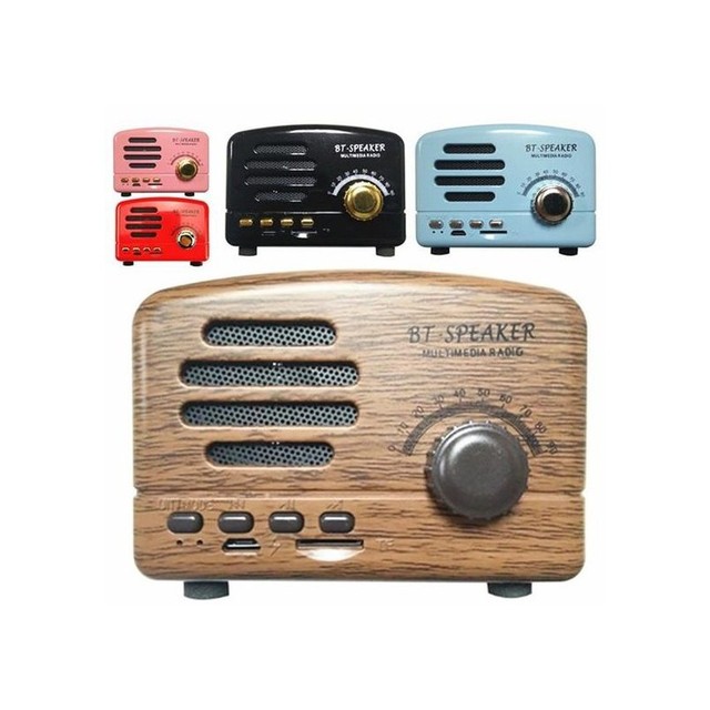 Imaiwill Felix-243 Hot Selling Portable New Retro Walnut Wooden Multimedia Mini Subwoofer Wireless Bluetooth Music Promotional