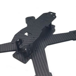 Plaque de cadre en fibre de carbone 3K SHENYU, épaisseur 10 mm, usinée CNC, légère, pour drone de course FPV - Product Image 5