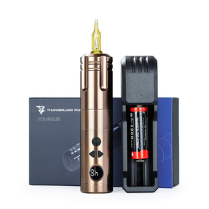 <span class=keywords><strong>Thunderlord</strong></span> Power K6015S fabricado por Biomaser 1200MA batería de litio motor sin escobillas maquillaje permanente pistola de tatuaje inalámbrica pluma de tatuaje - Product Image 3