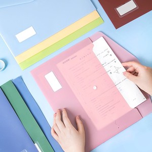 Rõ ràng Poly phong bì giữ tập tin nhựa A4 túi tài liệu văn phòng phẩm và trường học Nguồn cung cấp - Product Image 3