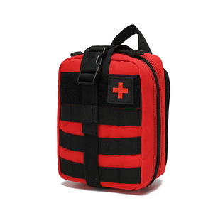 Bolsa Médica de Emergencia para Trauma y Primeros Auxilios, Bolsa Ifak Vacía, Material de Nailon Impermeable con Cierre de Cremallera, Bolsas Molle EMT - Product Image 6