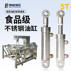 Cilindro Hidráulico de Acero Inoxidable de Grado Alimenticio 5T, Diseño Higiénico con Presión de Trabajo de 16MPa, Listo para Envío Inmediato - Product Image 2