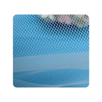 Tissu en maille de nylon 100% respirant et léger blanc 20 g/m² pour robes de soirée et robes à paillettes, tissu en tulle, tissu en dentelle