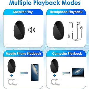 Z21 Voice avec lecteur MP3, autonomie ultra-longue, commande vocale intelligente, réduction du bruit, haut-parleur, enregistreur vocal - Product Image 6