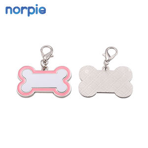 Großhandel Sublimation Blank Printer Eloxierte Custom Halskette Metall Knochen förmige Blank Chain Hunde marke - Product Image 2