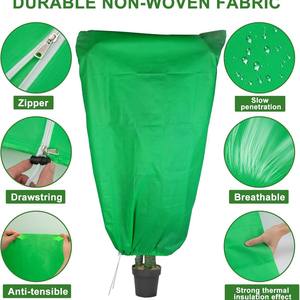 Tela no tejida ecológica transpirable árbol protección de plantas invierno Anti-frío aislamiento antiescarcha árbol frutal agrícola - Product Image 2