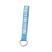 Cordon de poignet portable en polyester personnalisé pour bouteille de sport et téléphone portable, cadeau promotionnel en gros