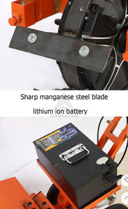 Fabricado en China, cultivador rotativo sobre orugas, 3hp, batería Fortune, Mini timón eléctrico - Product Image 3