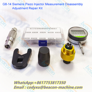 Probador de inyector <span class=keywords><strong>Common</strong></span> <span class=keywords><strong>Rail</strong></span>, herramienta de desmontaje de medición de inyección piezoeléctrica, Kit de reparación, cuña de ajuste de elevación de armadura - Product Image 6