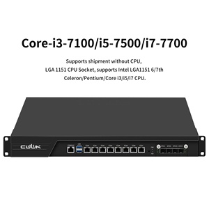 Routeur pare-feu CWWK B150 1U pour rack, serveur <span class=keywords><strong>Pfsense</strong></span> i3 i5 i7, 8 ports LAN 2.5GbE i226V, 4 ports SFP 10G 82599ES, matériel OPNsense pour montage en rack - Product Image 2
