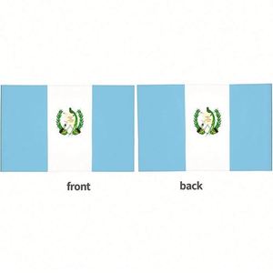 ธงกัวเตมาลาแบบหนีบติดกระจกรถยนต์ ขายส่ง ผ้าโพลีเอสเตอร์สองชั้น ป้องกันรังสียูวี สำหรับตกแต่งภายนอก ขนาด 18"x12" - Product Image 3